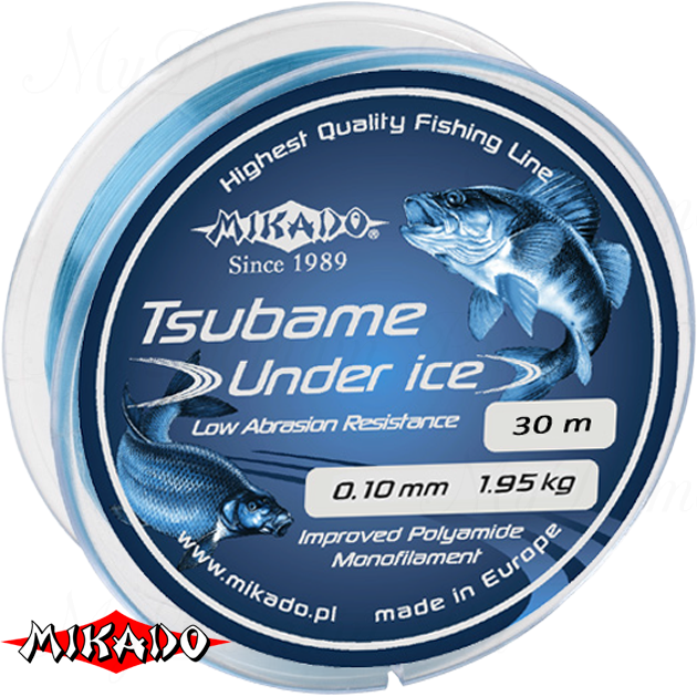 Леска мононить Mikado TSUBAME UNDER ICE 0,18 (30 м) - 4.70 кг.  уп.=10 шт., шт