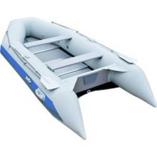 Лодка JET! надувная, модель SYDNEY 430 PL, цвет серый/синий