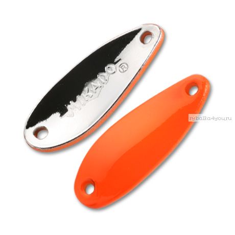 Блесна колеблющаяся Mikado Mini  2.5 г. / 2.4 см. - оранжевый-серебро