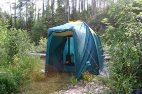 Палатка для бани мобильной/походной
