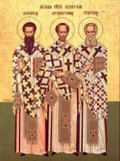 Икона Собор трех Святителей