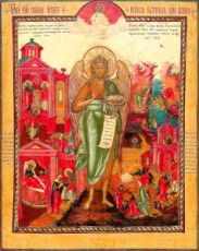 Икона Иоанн Предтеча Ангел Пустыни (копия старинной)