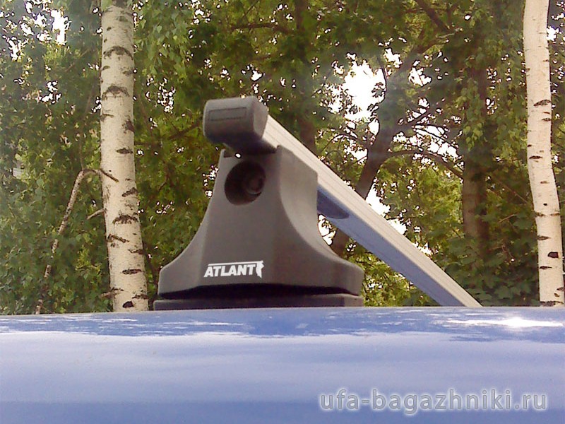 Багажник на крышу Renault Kangoo 2008-..., Атлант, прямоугольные дуги