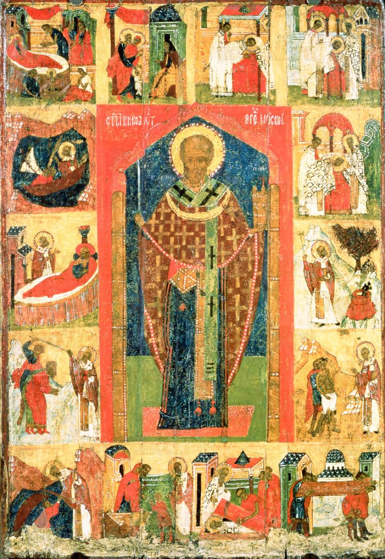 Икона Николай Можайский (копия 15 века)