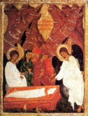 Икона Жены Мироносицы (копия старинной)