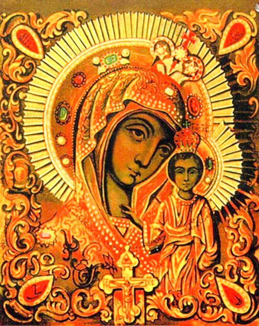 Вышенская икона Божией Матери (копия старинной)