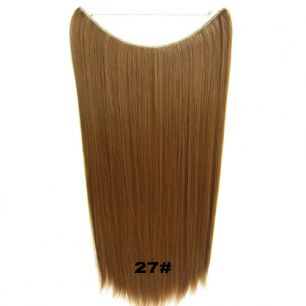 Искусственные термостойкие волосы на леске прямые №027 (60 см) - 100 гр.