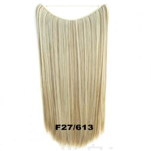 Искусственные термостойкие волосы на леске прямые №F027/613 (60 см) - 100 гр.