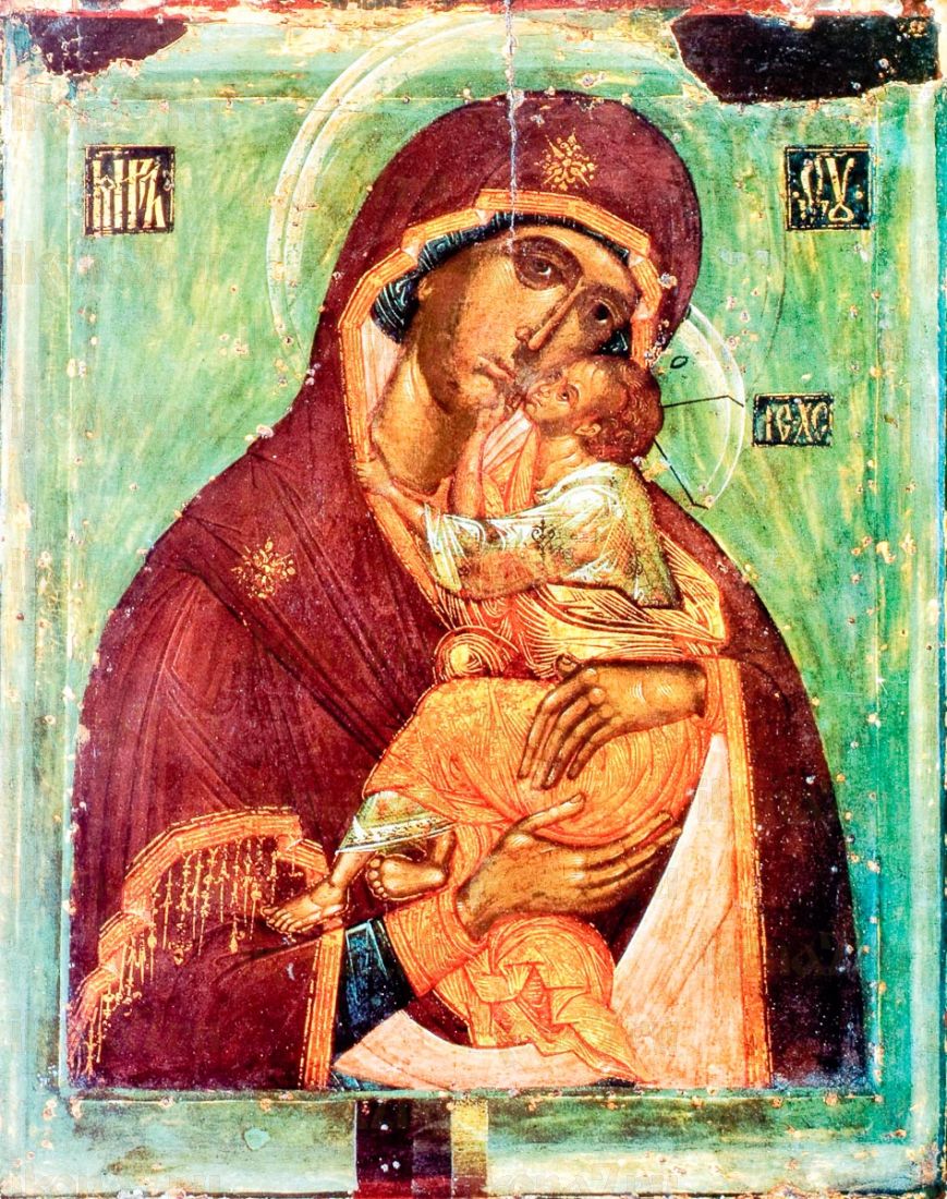 Словенская икона Божией Матери (копия старинной)