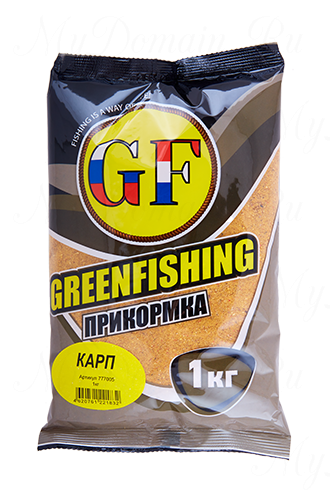 Прикормка GREENFISHING GF Карп, вес 1 кг