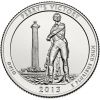 Международный мемориал мира 25центов США 2013 монетный двор на выбор