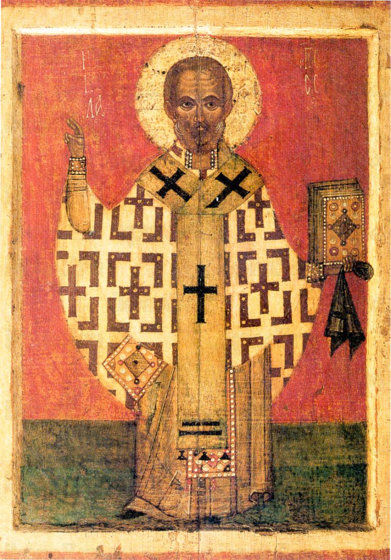 Икона Николай Зарайский (копия 15 века)