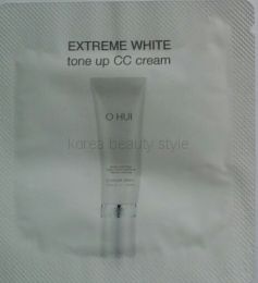 OHUI EXTREME WHITE tone up cc cream - эффективный антивозрастной СС крем   зрительно выравнивающий  тон кожи из линейки O HUI EXTREME WHITE (саше-пробник 1 мл).