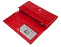 Красный плетёный кошелёк