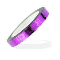 Фигурная самоклеющаяся лента для дизайна ногтей Цвет: фиолетовый