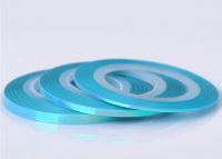 Лента скотч для дизайна ногтей, русалка, 2 мм (голубой)
