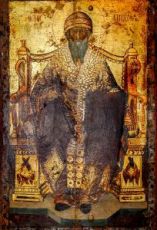 Икона Спиридон Тримифунтский (копия старинной)