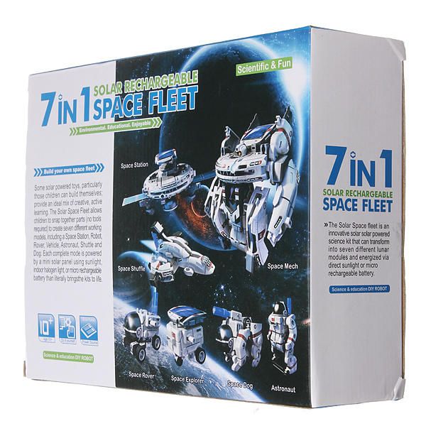 Конструктор На Солнечной Батарее SPACE FLEET 7 В 1