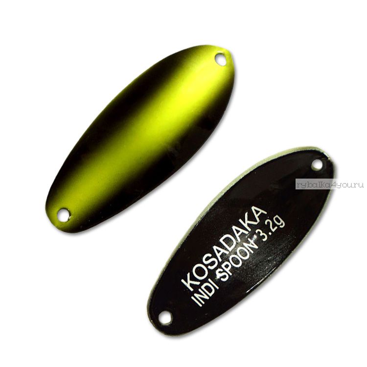 Блесна Kosadaka Trout Police Indi Spoon 3,2гр / 32мм /цвет: C19