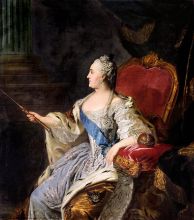 Императрица Екатерина II ( Репродукция Рокотова)