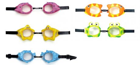 Детские очки для плавания Intex 55603 «Звездочка», от 3 лет