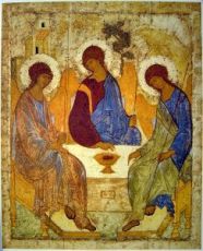 Икона Троица (копия Рублева)