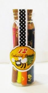 Набор 12 цветных карандашей Пчелки