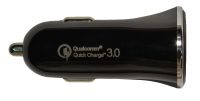 Автомобильное зарядное устройство на 1 USB порт Qualcomm Quick Charge 3.0 (QC 18Wmax)