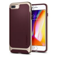 Чехол Spigen Neo Hybrid Herringbone для iPhone 8 Plus бордовый