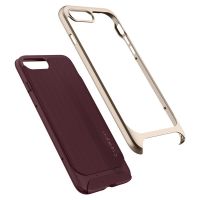 Чехол Spigen Neo Hybrid Herringbone для iPhone 8 Plus бордовый