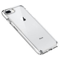Купить чехол Spigen Ultra Hybrid 2 для iPhone 8 Plus кристально-прозрачный