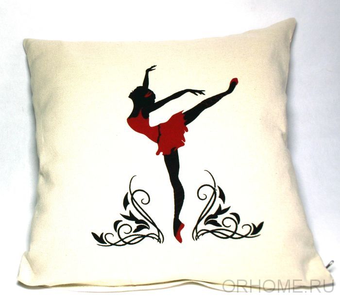 Декоративная подушка "Балерина"