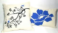 Комплект декоративных подушек "Синяя птица"