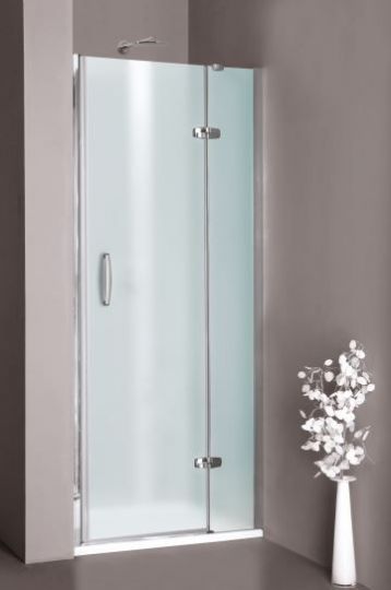 Huppe Aura elegance Раздвижная душевая дверь с неподвижным сегментом и доп. элементом крепление справа 4019 схема 3