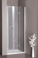 Huppe Aura elegance Распашная душевая дверь с неподвижным сегментом для ниши крепление справа 4002 схема 4