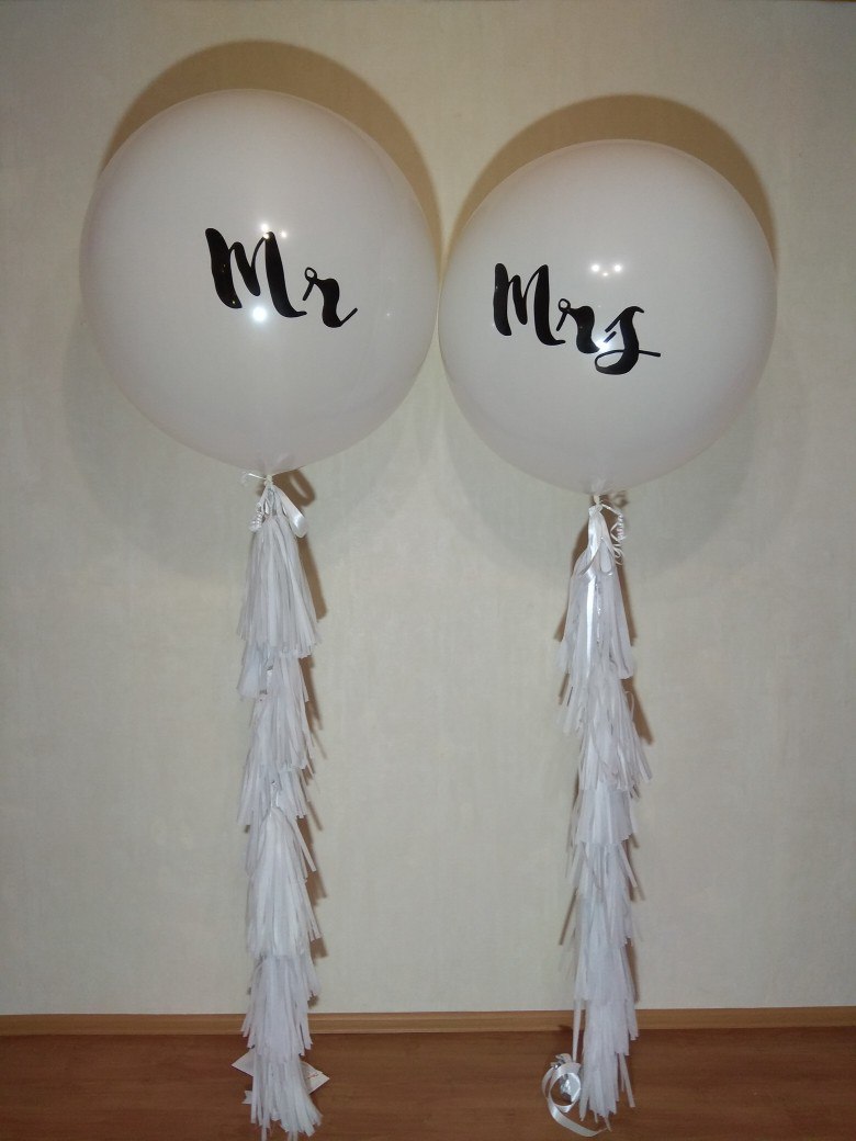 Свадебный набор из 2 шаров