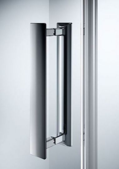 Huppe Design pure Распашная душевая дверь с неподвижным сегментом и дополнительным элементом для ниши 8P73 ФОТО