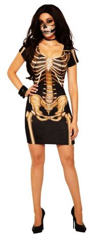 Платье с костями