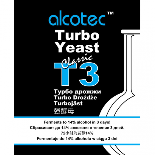Спиртовые дрожжи Alcotec Classic T3 Turbo, 120 г