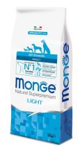 Monge Dog Speciality Light корм для собак всех пород низкокалорийный лосось с рисом 12 кг