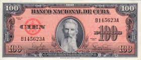 Куба 100 песо 1959 UNC