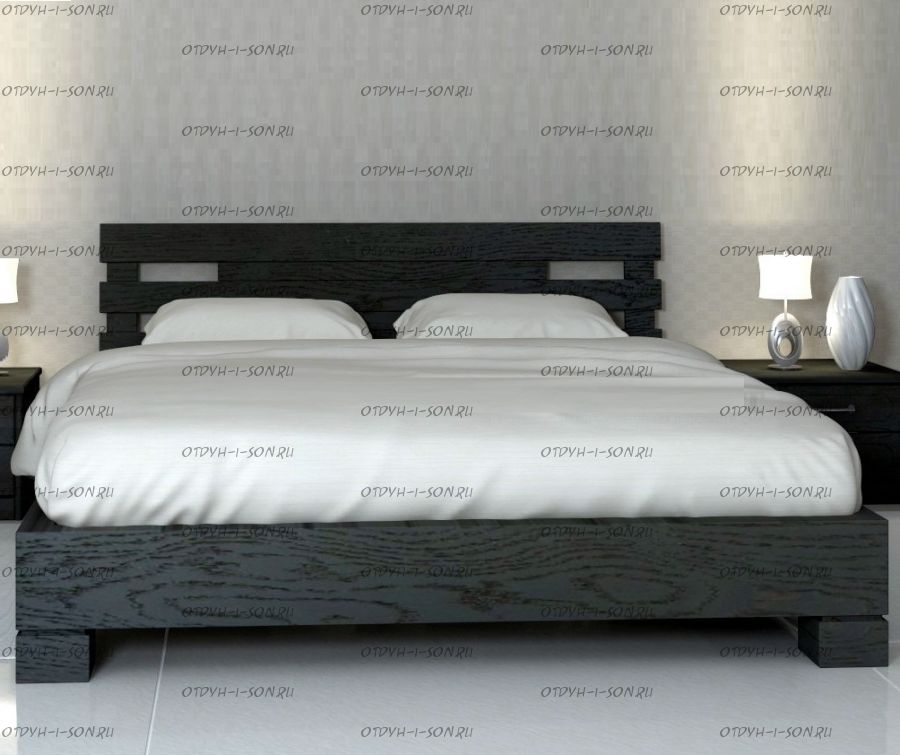Кровать Варна 1 Массив с низким изножьем DreamLine