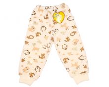 Штаны для новорожденных с обычной резинкой A-ST910-ITn (футер с начесом) "Мамин Малыш" код 01635