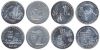 500 лет экспедиции Васко Де Гама набор из 4 монет 200 эскудо Португалия 1998