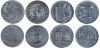 450 лет прибытия португальцев  в Японию набор из 4 монет 200 эскудо Португалия 1993