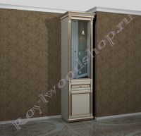 Шкаф зеркальный в прихожую "Руссильон PROVENCE-60 светлое дерево". Модуль 7