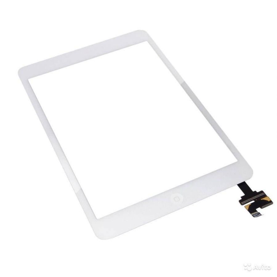 Тачскрин Apple iPad mini/iPad mini 2 (в сборе с кнопкой Home) (с контроллером) (white) Оригинал