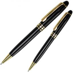 ручки черные с золотистым