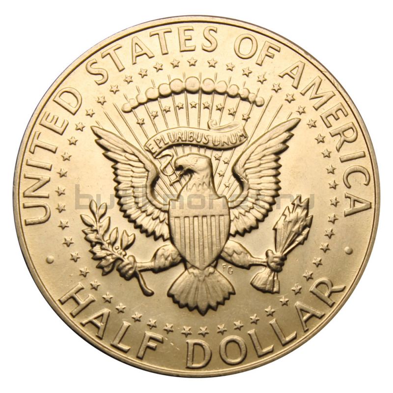 50 центов 1968 США Kennedy Half Dollar D