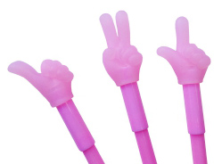 Ручка Пальчики розовые (пишет и стирает)
